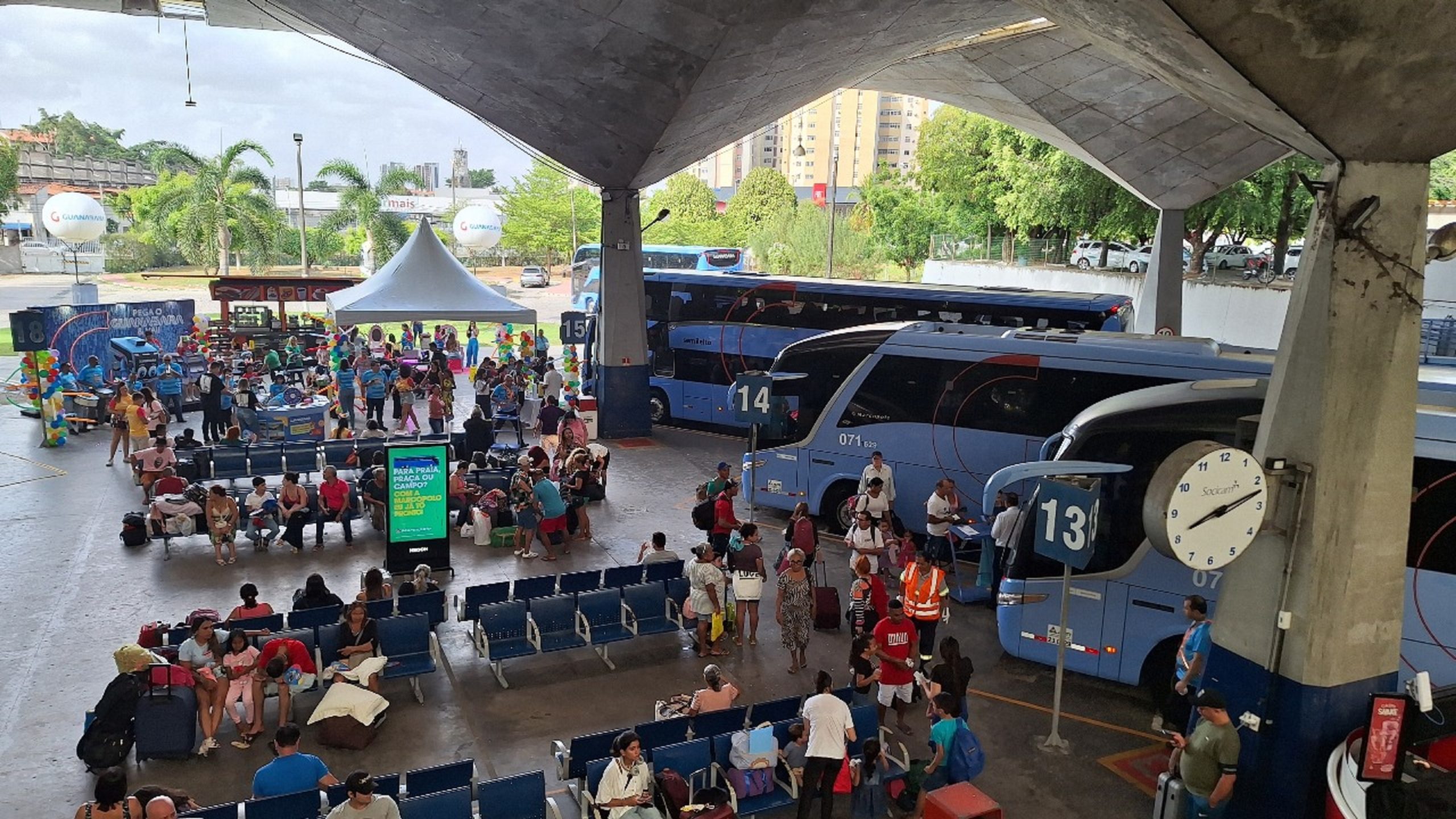 Fluxo nos terminais de Fortaleza cresce 50% durante a Semana Santa