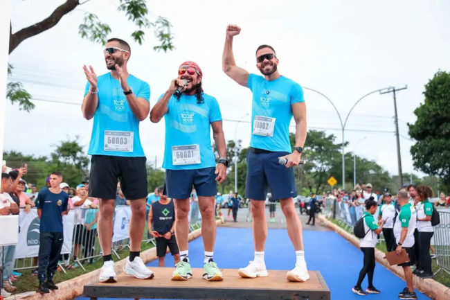 Corrida 100% Você reúne esporte, música e show em Fortaleza