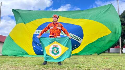 O curso voltado para "situações de desastres" envolveu 41 profissionais oriundos do Distrito Federal e dos 26 Estados do Brasil - (Foto: Reprodução)