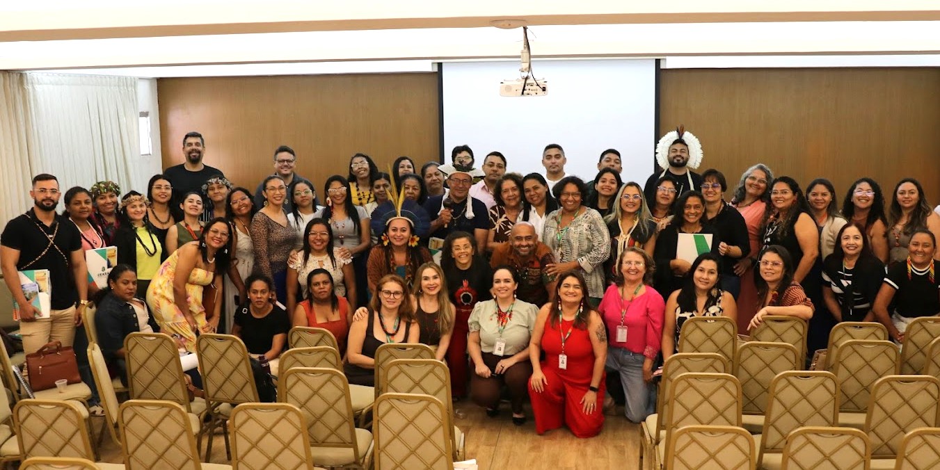 De acordo com a organização e com os participantes, a gestão escolar indígena valoriza tradições, cultura e ancestralidade - (Foto: Reprodução)