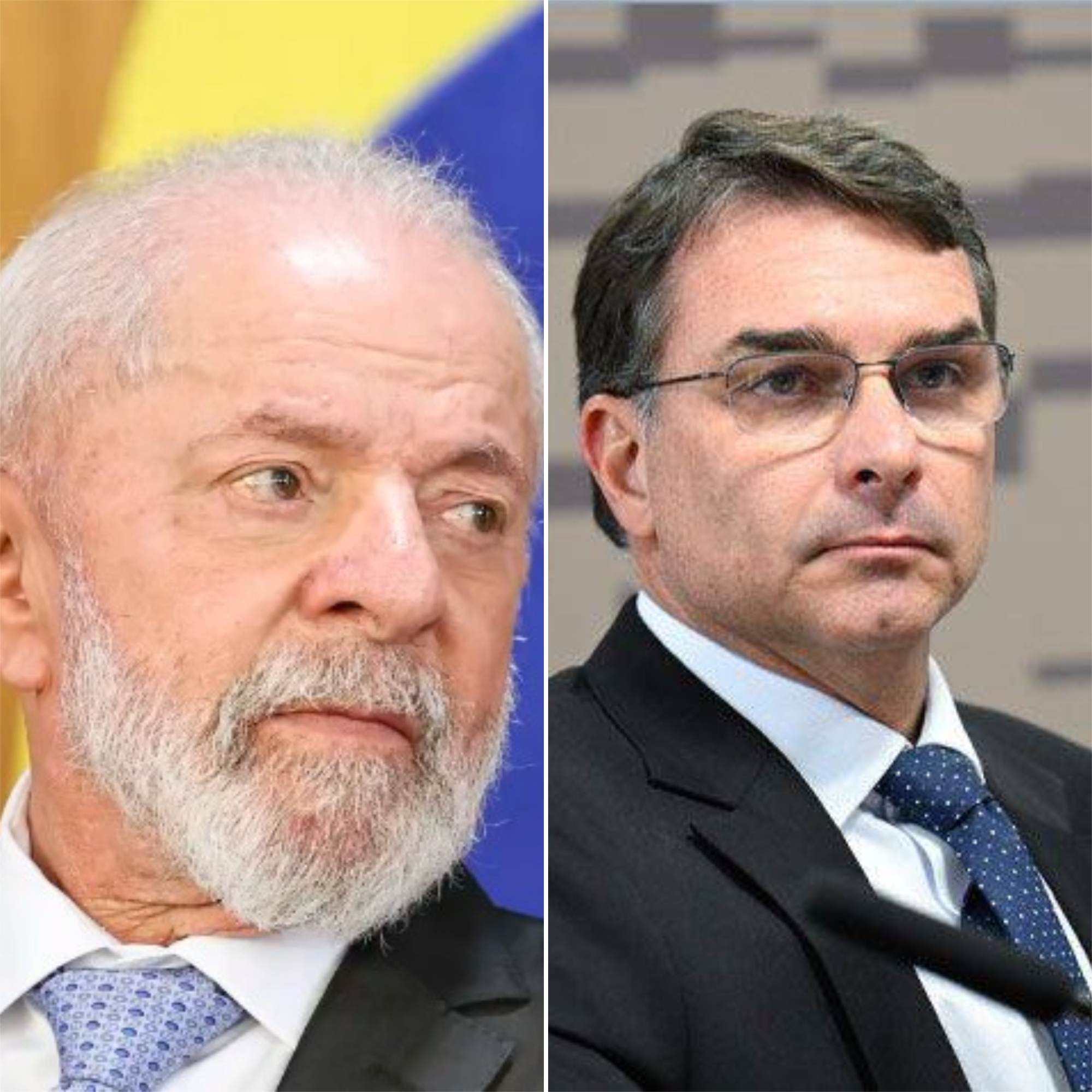 Levantamento mostra liderança de Lula contra Flávio Bolsonaro no 2º turno