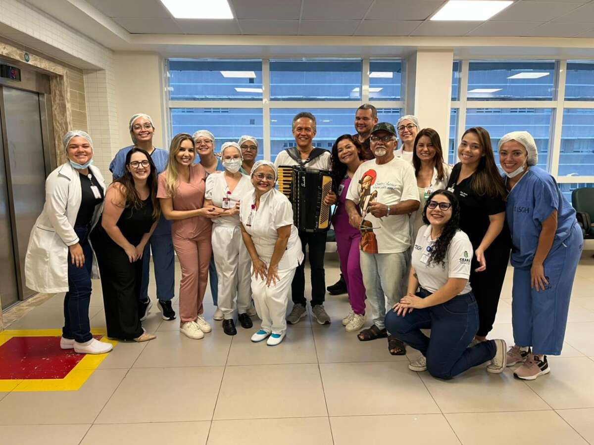 No Hospital Universitário do Ceará, as ações de humanização repercutiram positivamente entre pacientes, profissionais e acompanhantes - (Foto: Reprodução)