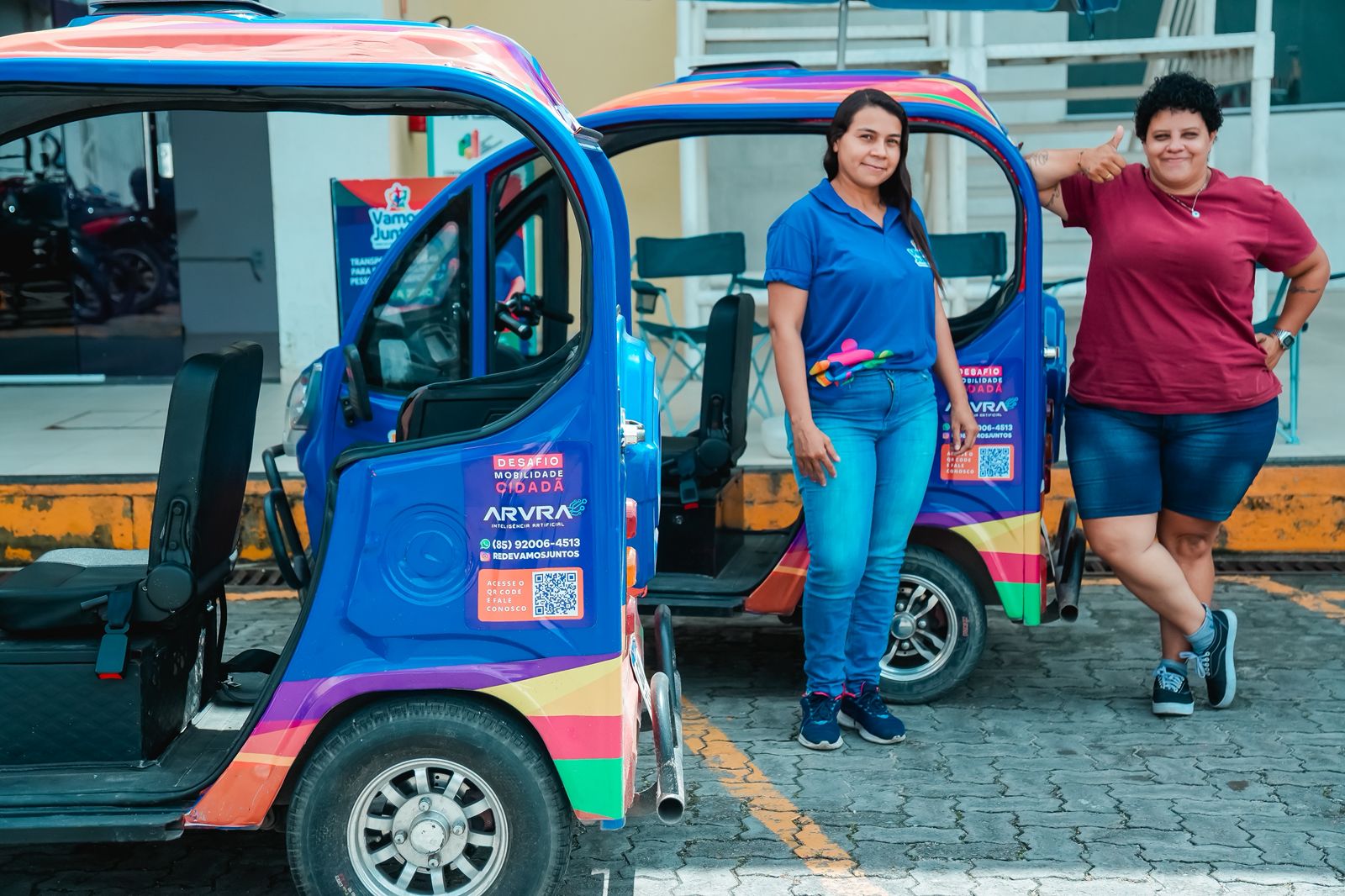 Fortaleza amplia transporte gratuito com triciclos elétricos para seis bairros