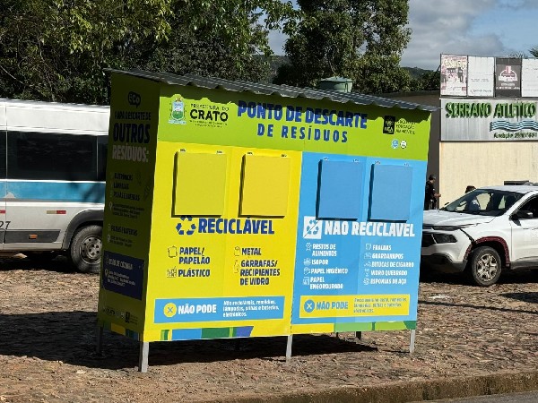 Crato inaugura terceiro ecoponto, agora no estacionamento do Serrano