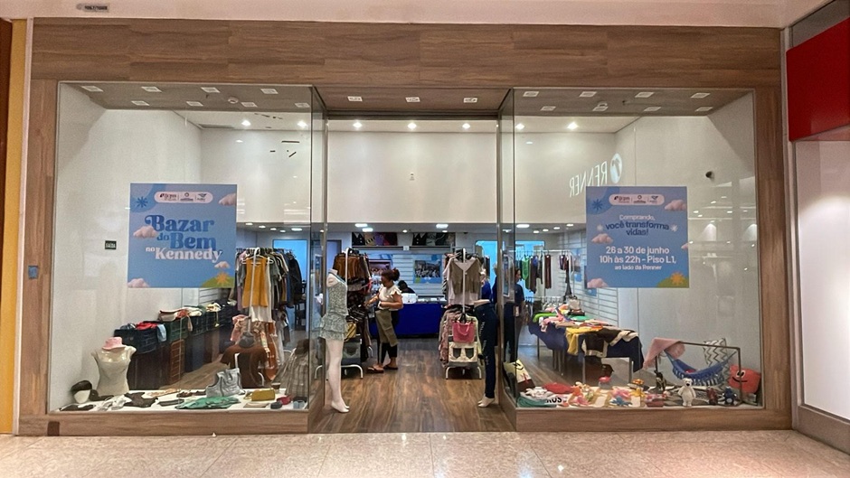 Bazar do Bem oferece produtos a partir de R$ 5 no RioMar Kennedy
