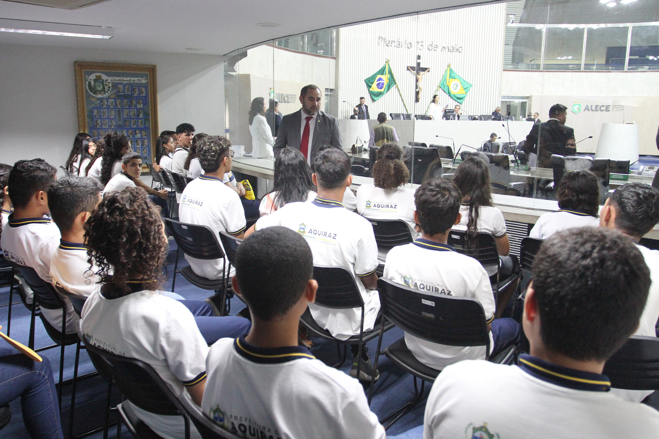 Além dos discursos dos seus parlamentares, a Assembleia Legislativa do Ceará possui ações práticas de incentivo à juventude na política - (Foto: Júnior Pio)