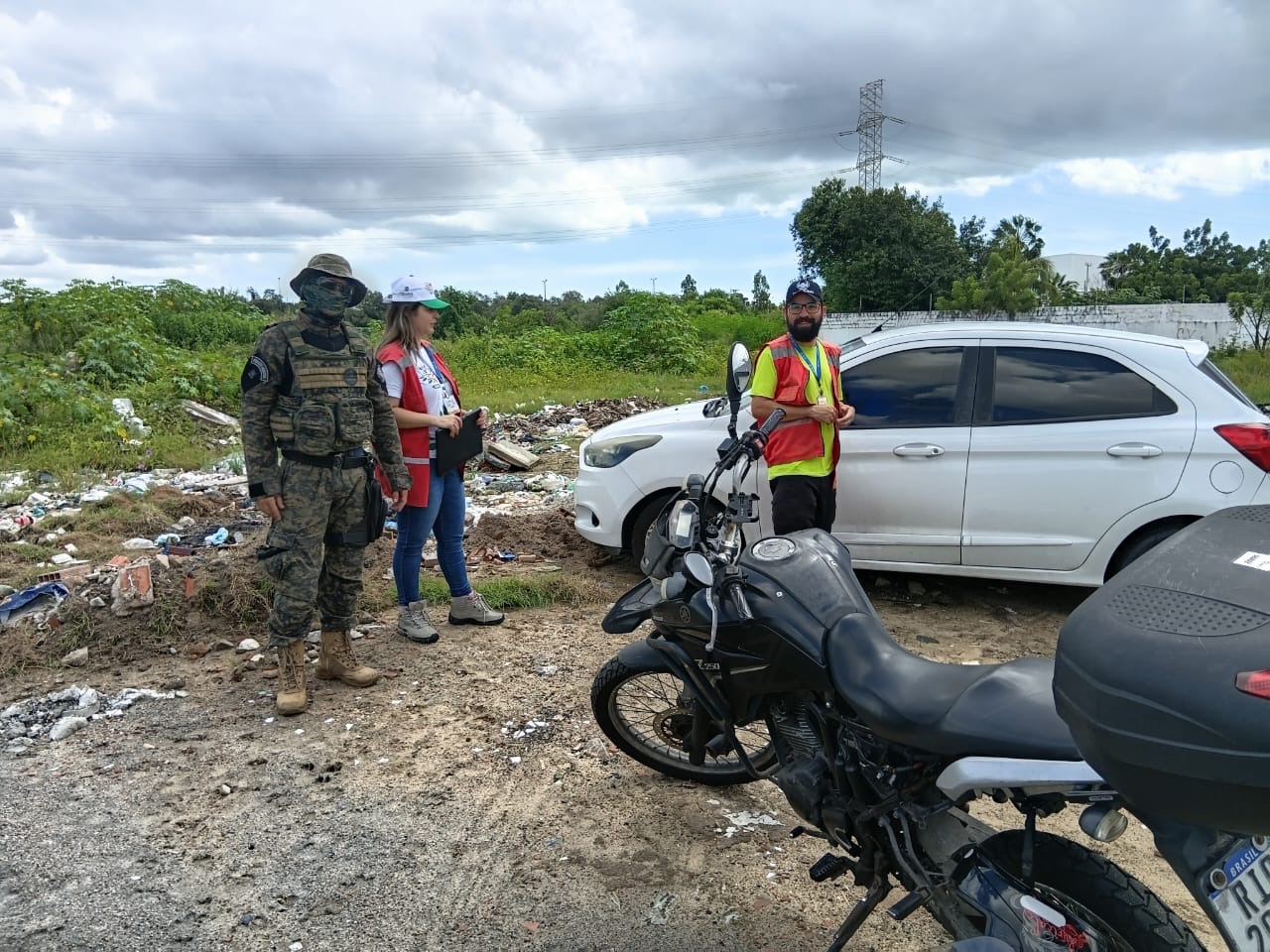 De acordo com a Prefeitura, para o controle do lixo em Caucaia, evitando o seu descarte irregular, há também o reforço na rota de coleta - Foto: Reprodução/Prefeitura