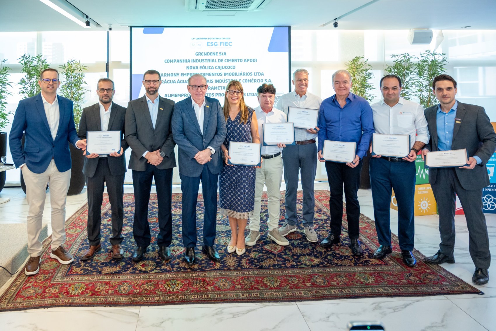 Fiec certifica novas indústrias com Selo ESG e chega a 40 empresas reconhecidas