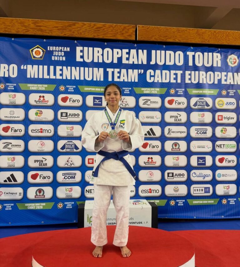 Atleta de Fortaleza é vice-campeã da Copa Europeia de Judô Cadete