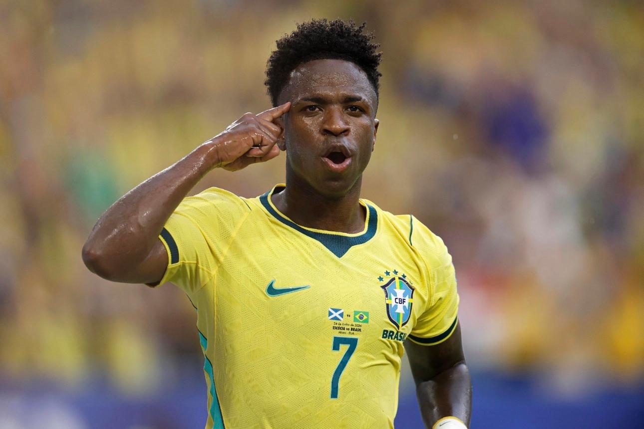 Vini Jr. ocupa 4º posição em lista da Fifa de melhores atacantes da Copa