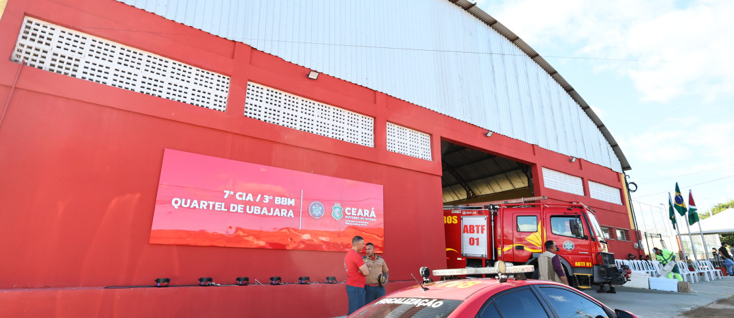 Quartel do Corpo de Bombeiros é inaugurado em Ubajara