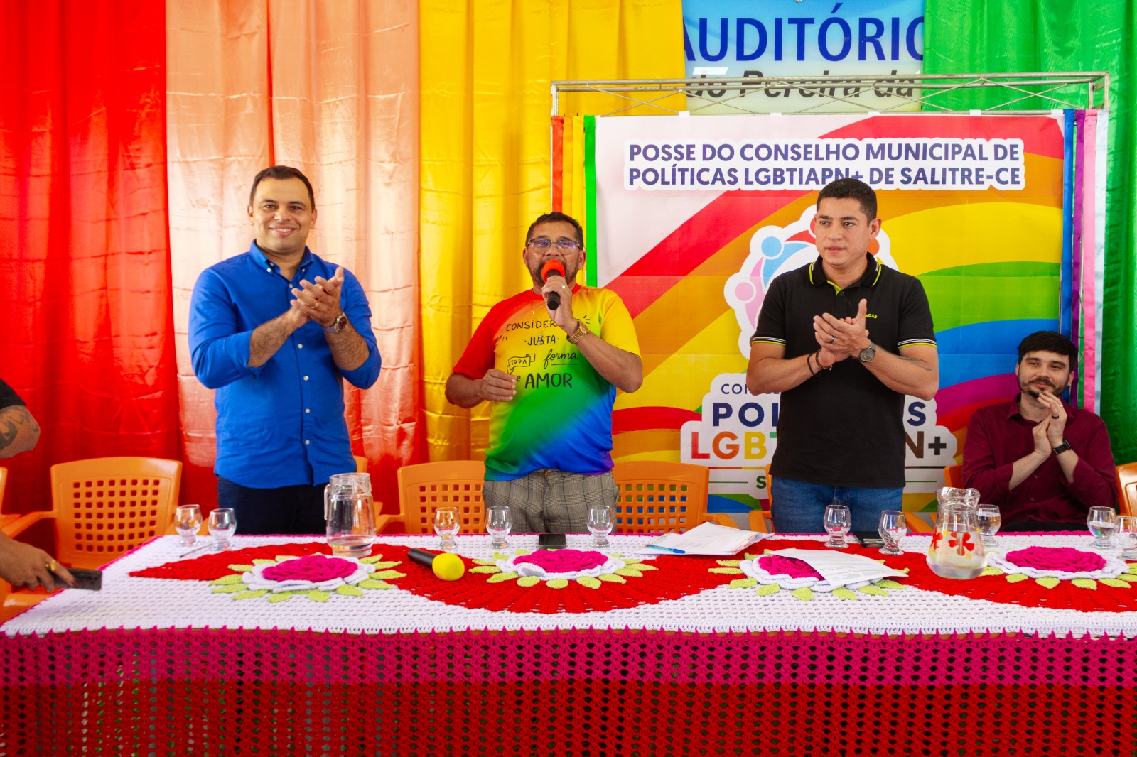 Posse dos novos líderes do Conselho de Políticas LGBT+ em Salitre