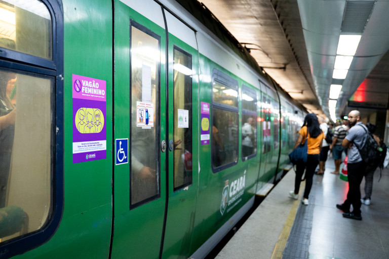 Metrofor implanta vagões exclusivos para mulheres na Linha Sul