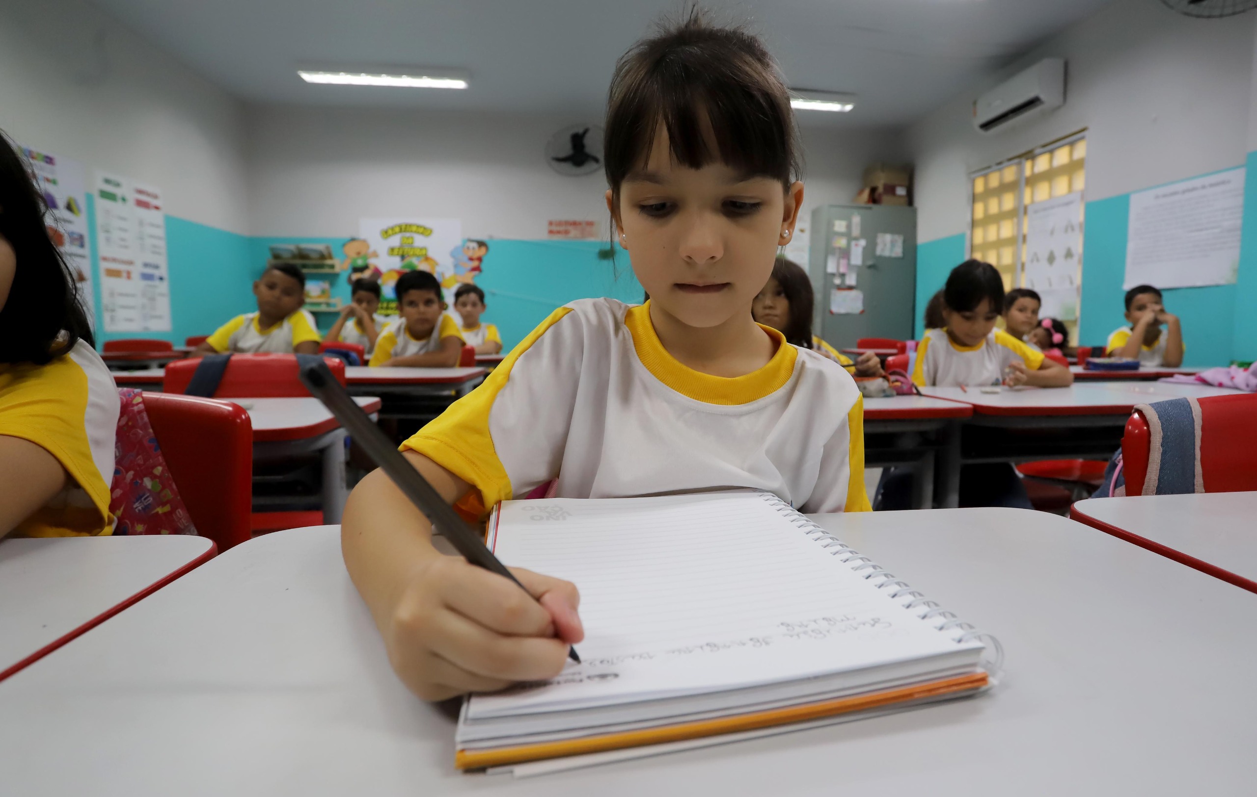 Fortaleza é líder entre as capitais brasileiras, com 74,03% das crianças do 2º ano alfabetizadas na idade certa em 2023 | Foto: Reprodução - Alcides Freire / Prefeitura de Fortaleza