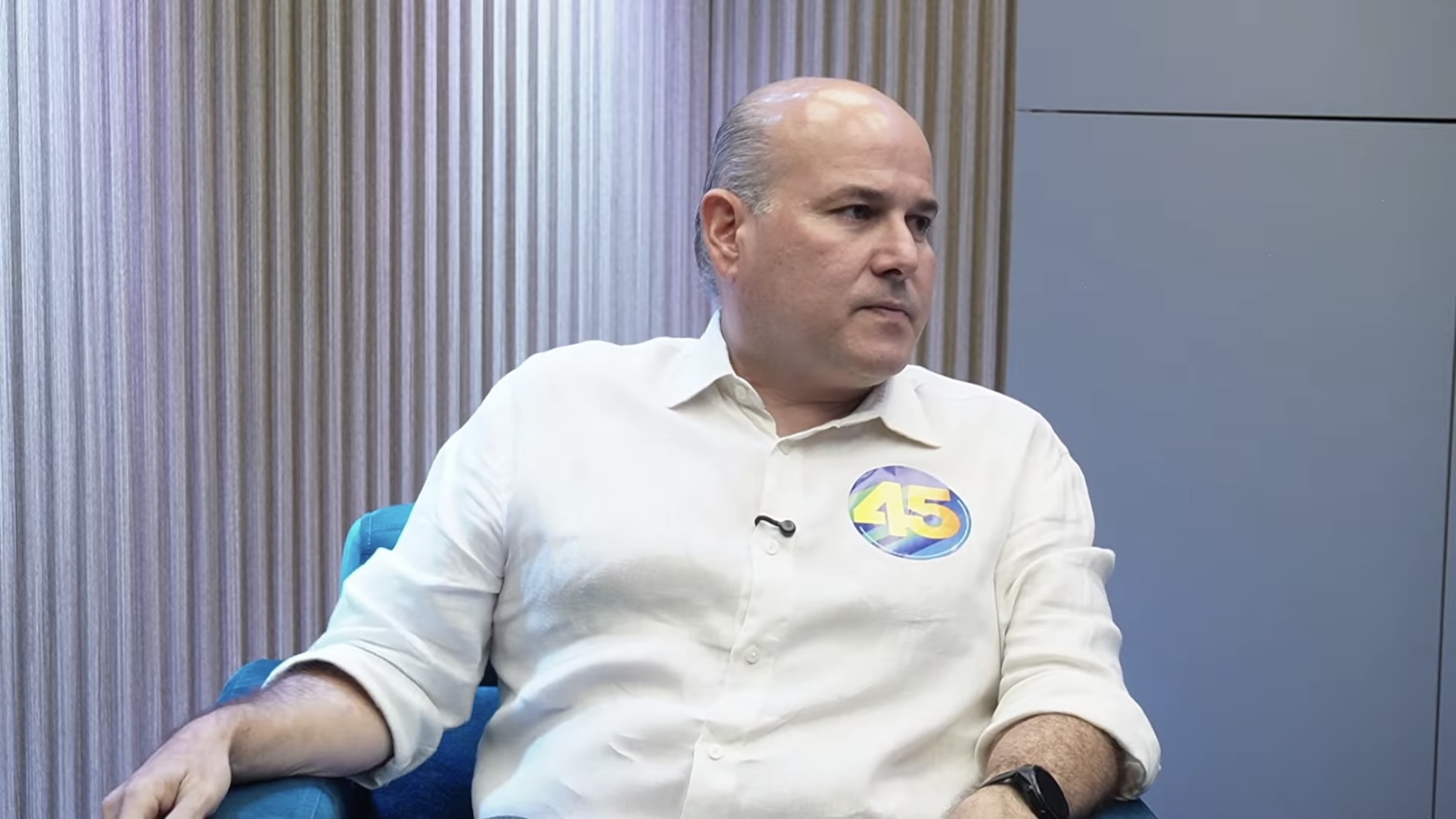 Roberto Cláudio em entrevista para o Destaque ANC | Foto: Reprodução/TV ANC