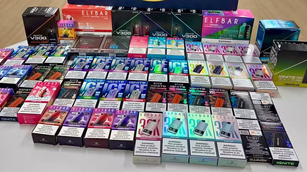 Cigarros eletrônicos avaliados em R$ 20 mil são apreendidos em Fortaleza